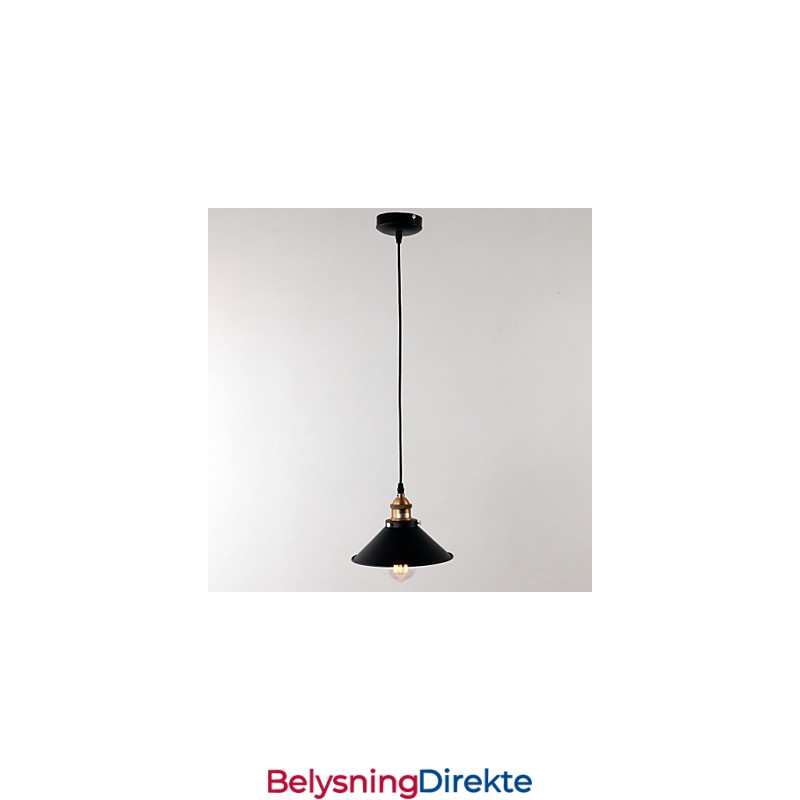 Tradisjonell Klassisk Retro-Pendellampe I Ministil Med Maleri