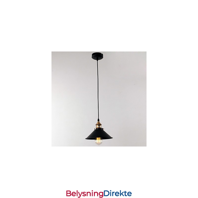 Tradisjonell Klassisk Retro-Pendellampe I Ministil Med Maleri