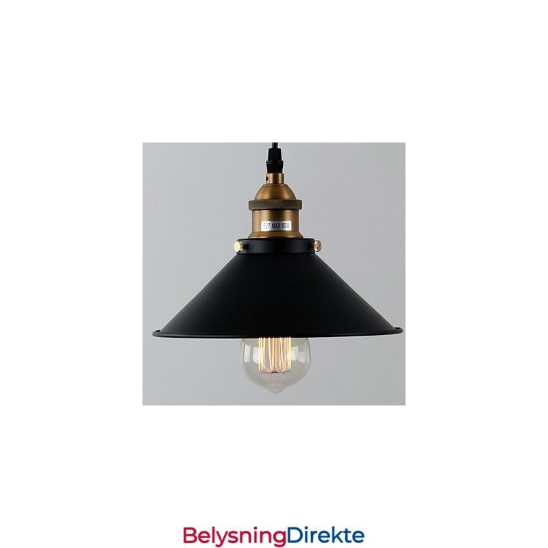 Tradisjonell Klassisk Retro-Pendellampe I Ministil Med Maleri