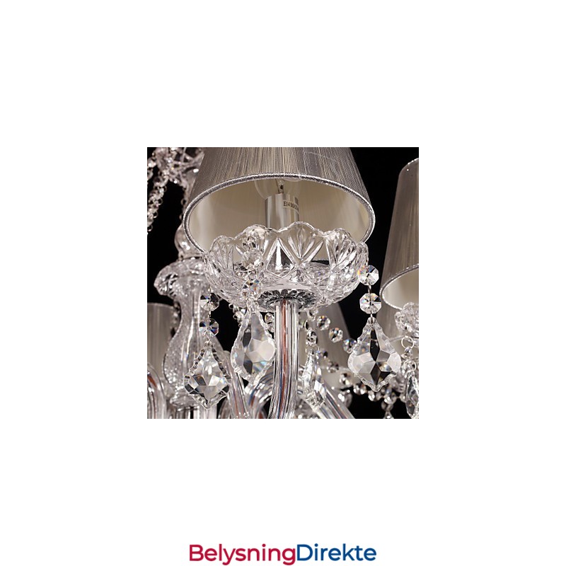 Lysekrone I Krystall, Luksuriøs Moderne Livsstil, 8 Lys