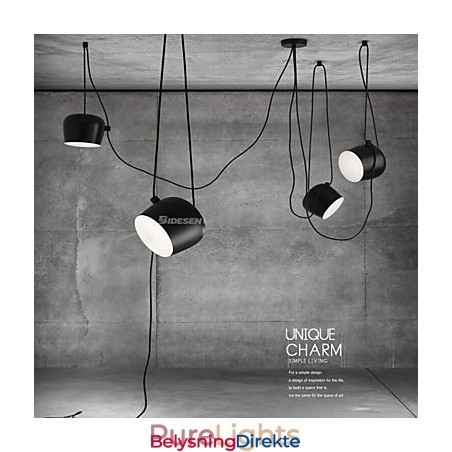 Moderne, Samtidskunstnerisk Maleri, Metallpendellampe