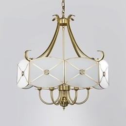 Moderne, Samtidskunst Dekorativ Design Taklampe I Kobberfamilie