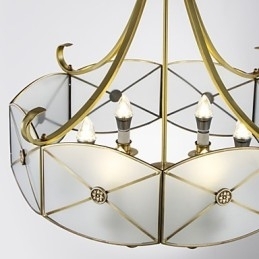 Moderne, Samtidskunst Dekorativ Design Taklampe I Kobberfamilie