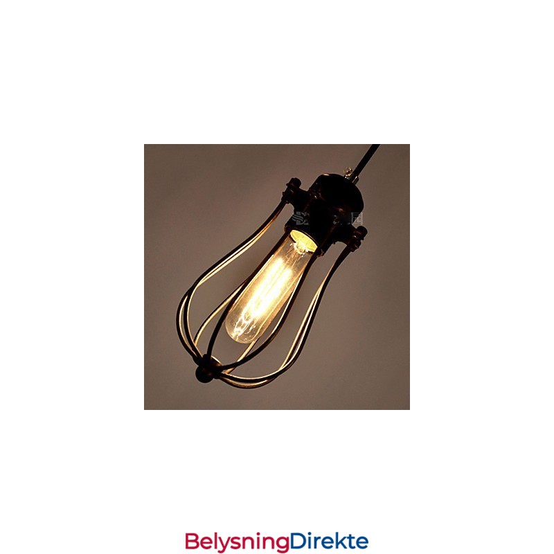 Vintage Edison Justerbar Taklampe Med Flere Justerbare Elementer, Pendellampe, Lysekrone, Moderne, Elegant, Industriell, Spisestue