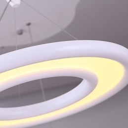 Moderne Pendellampe Samtids Metall