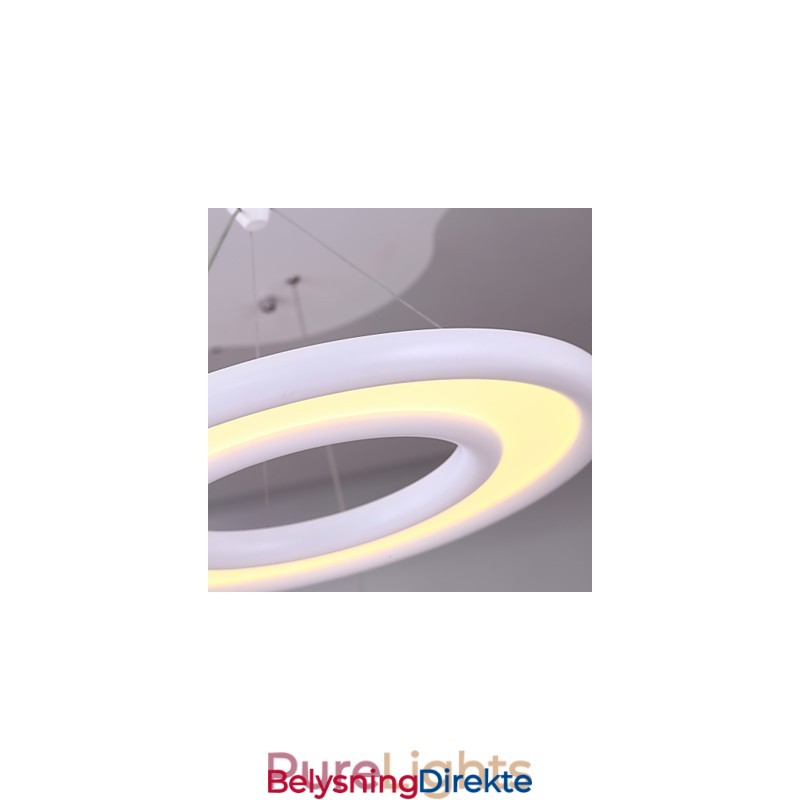 Moderne Pendellampe Samtids Metall