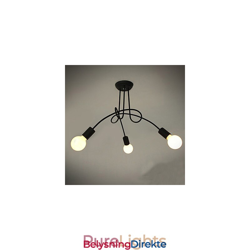 Moderne Samtidsmaleri Metalllysekrone