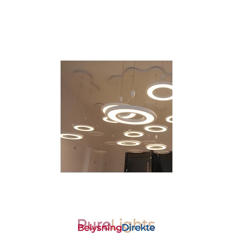 Moderne Pendellampe Samtids Metall