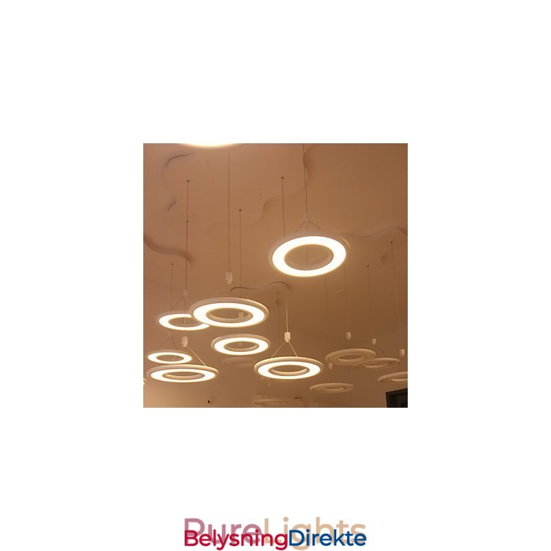 Moderne Pendellampe Samtids Metall