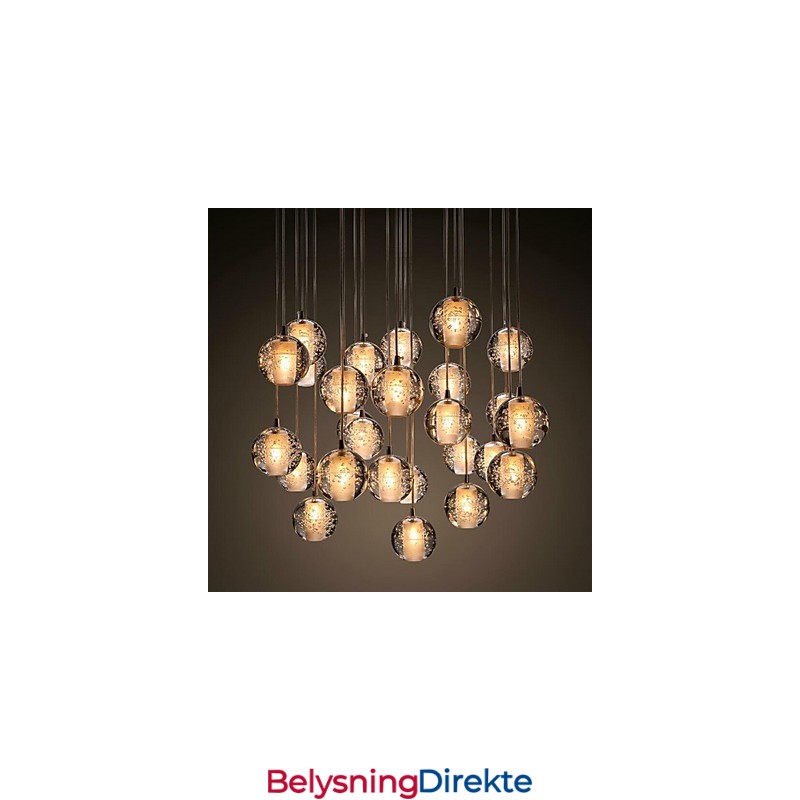 Pendellampe G4 Retrofit 3W Krombelagt Krystall Moderne Samtidsstil Pendellampe