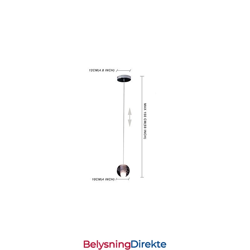 Pendellampe G4 Retrofit 3W Krombelagt Krystall Moderne Samtidsstil Pendellampe