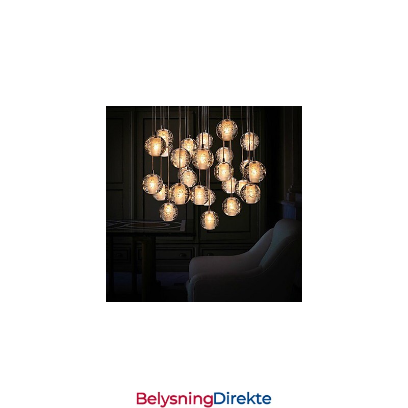 Pendellampe G4 Retrofit 3W Krombelagt Krystall Moderne Samtidsstil Pendellampe