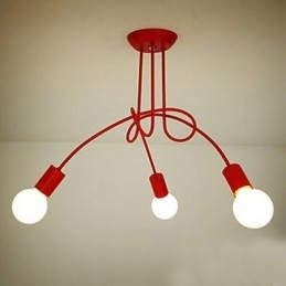 Moderne Samtidsmaleri Metalllysekrone