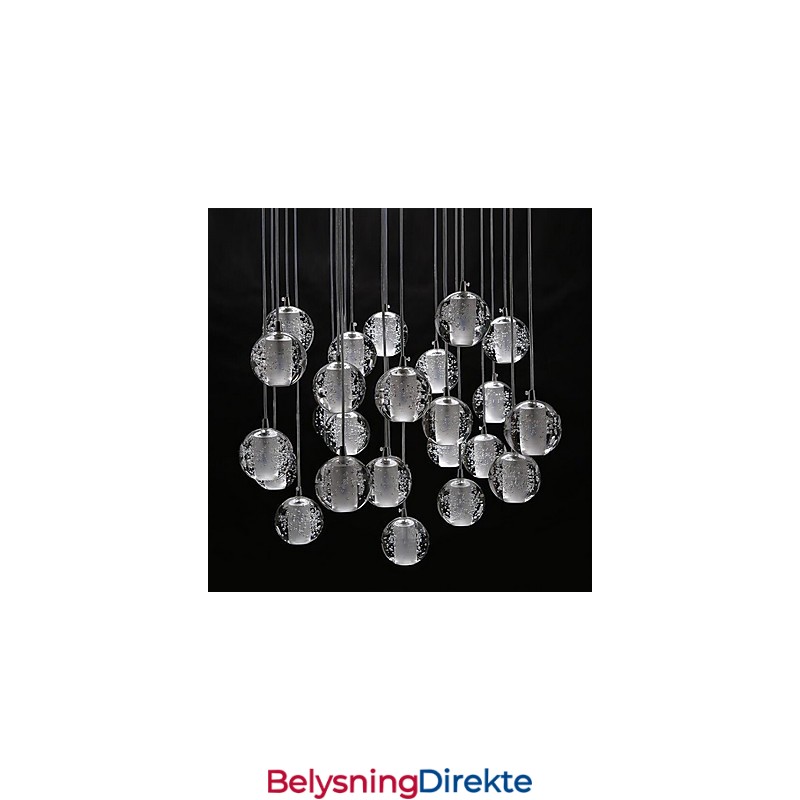 Pendellampe G4 Retrofit 3W Krombelagt Krystall Moderne Samtidsstil Pendellampe