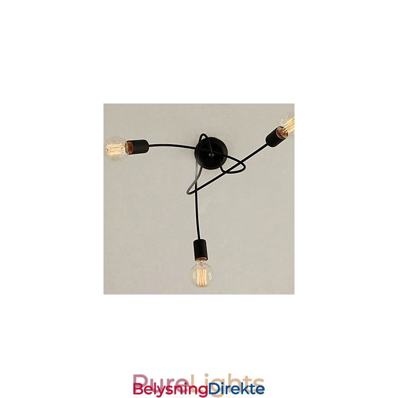 Moderne Samtidsmaleri Metalllysekrone