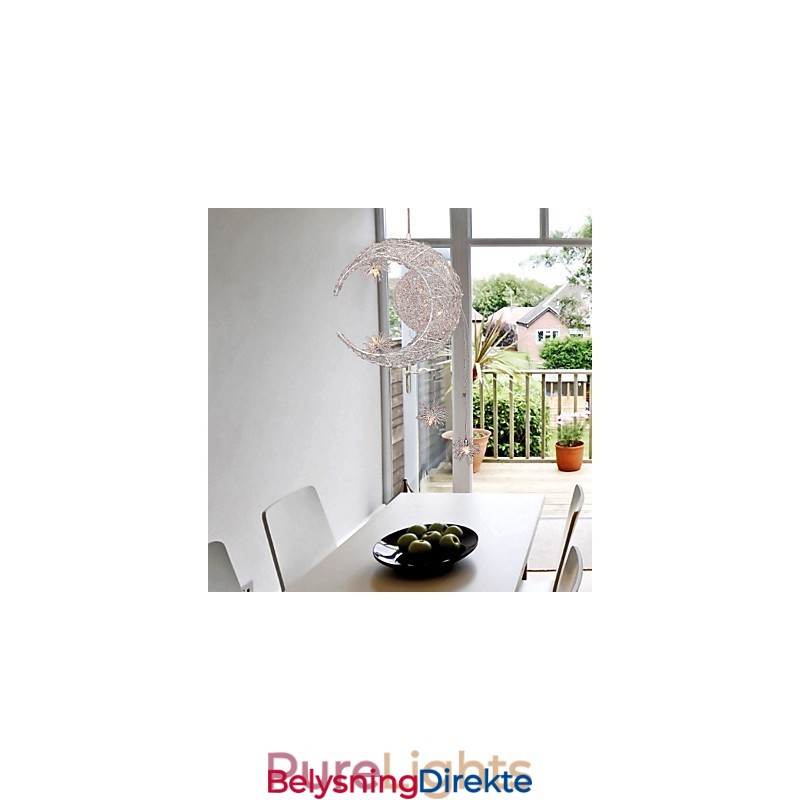 Moderne Og Moderne Globeformet Mini-Stil Galvanisert Metallpendellampe