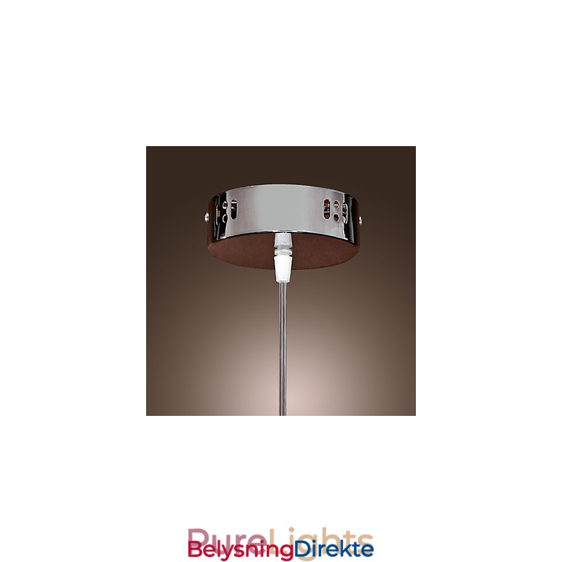 Moderne Og Moderne Globeformet Mini-Stil Galvanisert Metallpendellampe