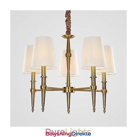 Ren Hvit Moderne, Samtidskunst Dekorativ Design Pendellampefamilie