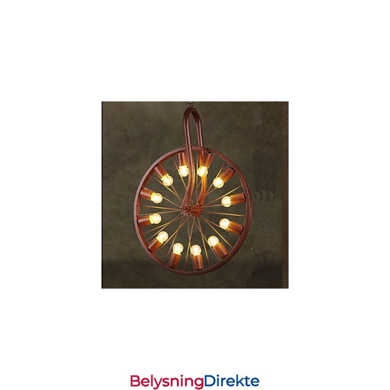 Retro Hjulanheng For Å Lage Den Gamle Industrielle Hengelampen A