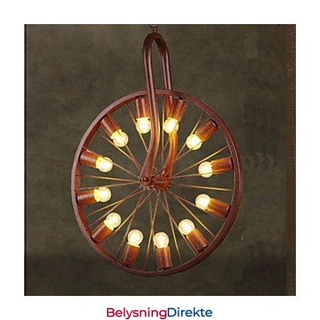 Retro Hjulanheng For Å Lage Den Gamle Industrielle Hengelampen A