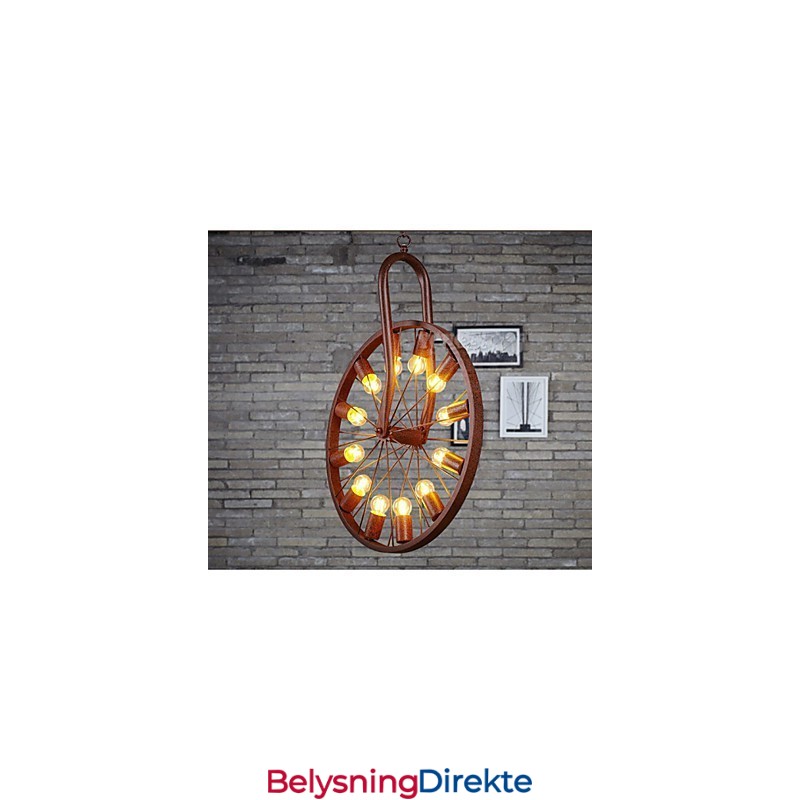 Retro Hjulanheng For Å Lage Den Gamle Industrielle Hengelampen A