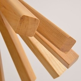 Retro Landlig Tre Bambus Pendellampe