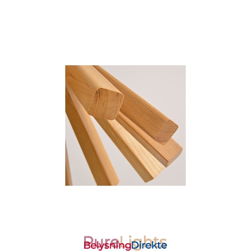 Retro Landlig Tre Bambus Pendellampe