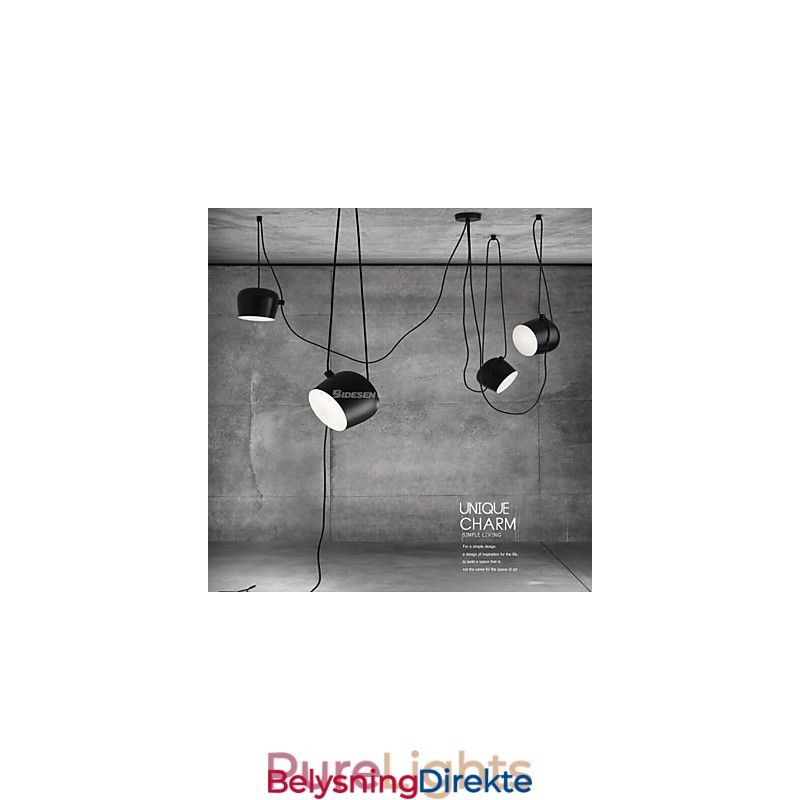 Moderne, Samtidskunstnerisk Maleri, Metallpendellampe