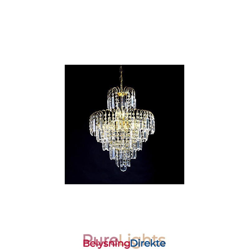 Luksuriøs Lysekrone I Europeisk Stil Med 6 Lys I Kroneform