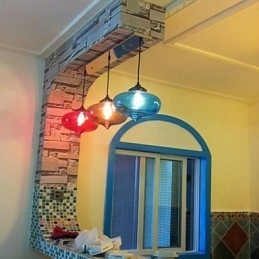 Bubble Design Pendellampe Med 1 Lyskilde Og Gjennomsiktig Skjerm