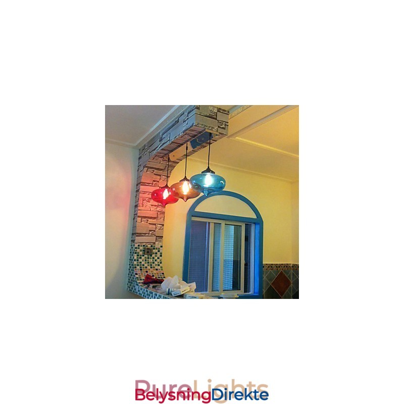 Bubble Design Pendellampe Med 1 Lyskilde Og Gjennomsiktig Skjerm