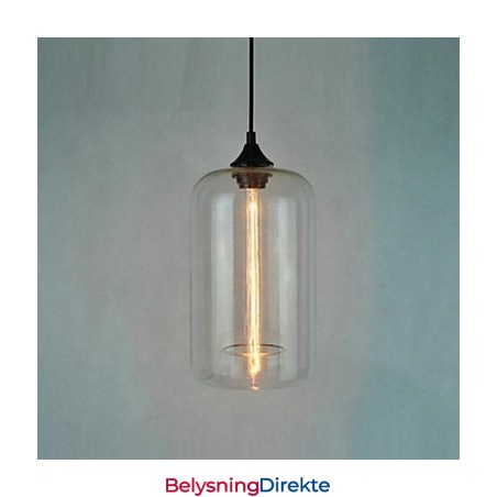 Flaskedesign Pendellampe Med 1 Lys Minimalistisk Jernmaleri