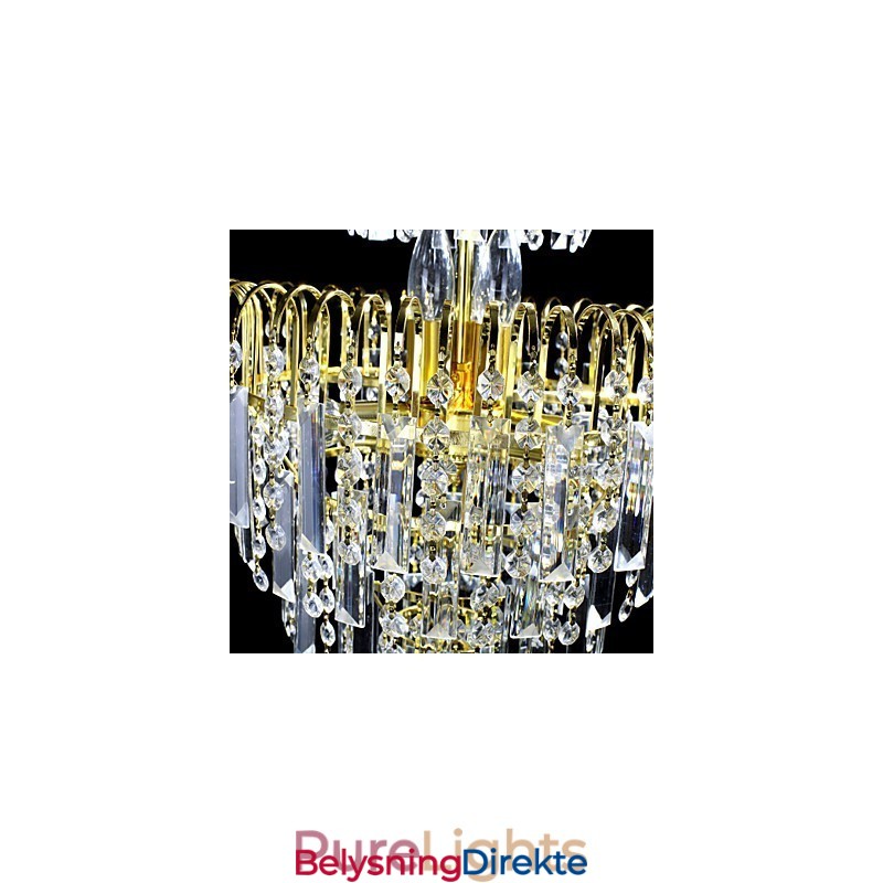 Luksuriøs Lysekrone I Europeisk Stil Med 6 Lys I Kroneform