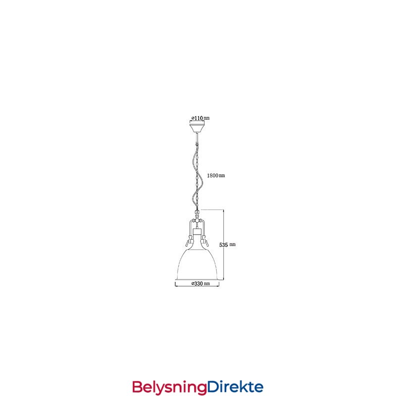 Moderne Samtids Mini-Stil Andre Glass Pendellampe