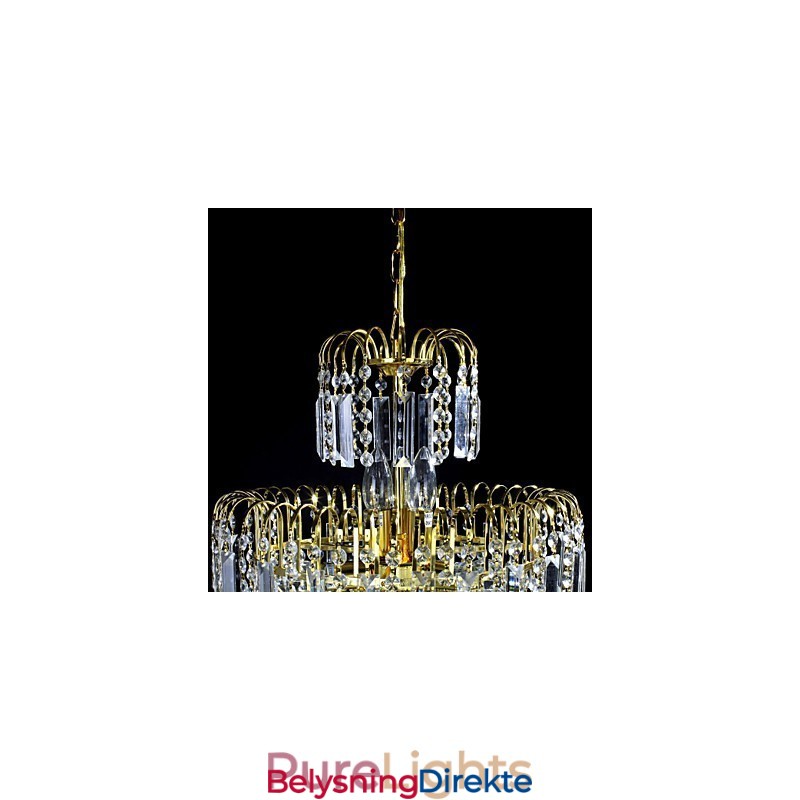 Luksuriøs Lysekrone I Europeisk Stil Med 6 Lys I Kroneform