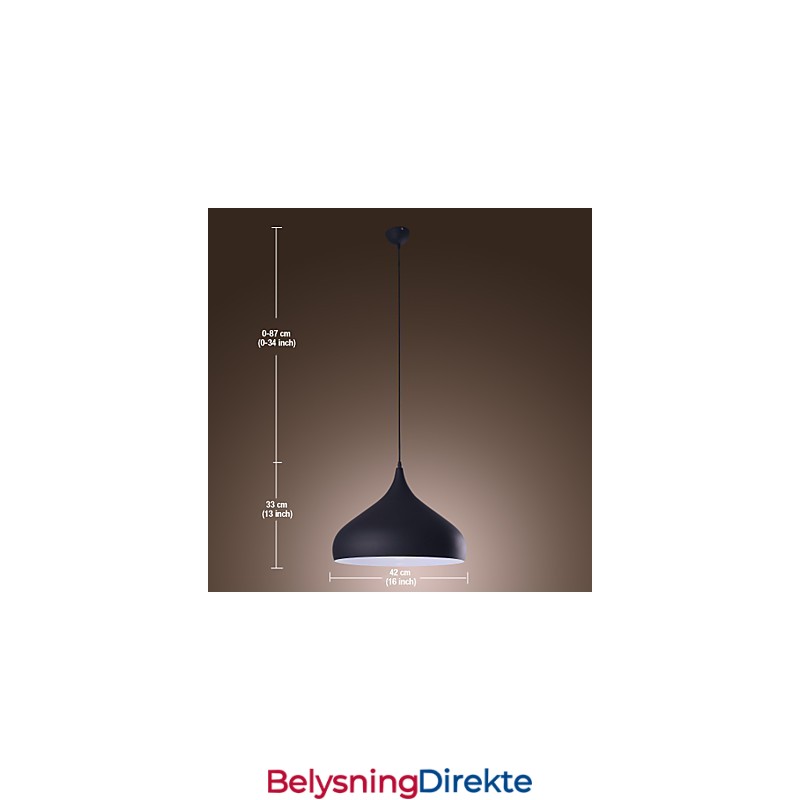 Moderne Samtidsstil Retro Skål Mini-Stil Maleri Pendellampe