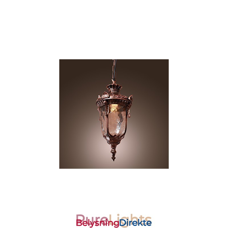 Antikkinspirert Pendellampe Med 1 Lyspære