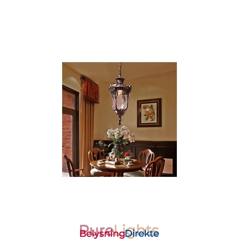 Antikkinspirert Pendellampe Med 1 Lyspære