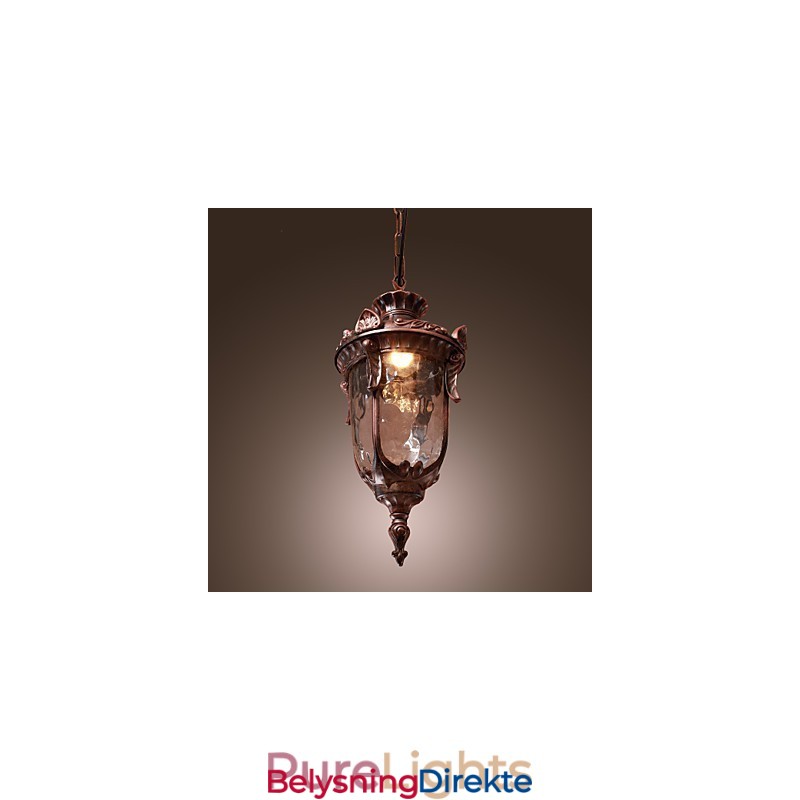 Antikkinspirert Pendellampe Med 1 Lyspære