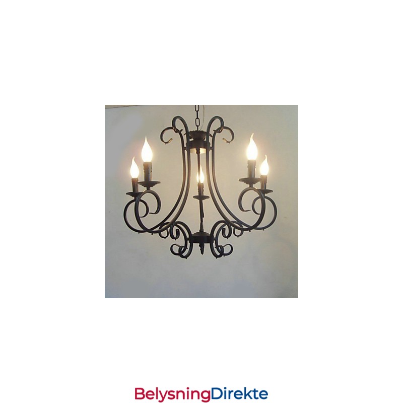 Tradisjonell Klassisk Maleri Metalllysekrone