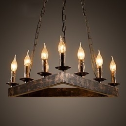 Retro Klassiske Metalltaklamper Enkle Pendellamper Kafependellampe