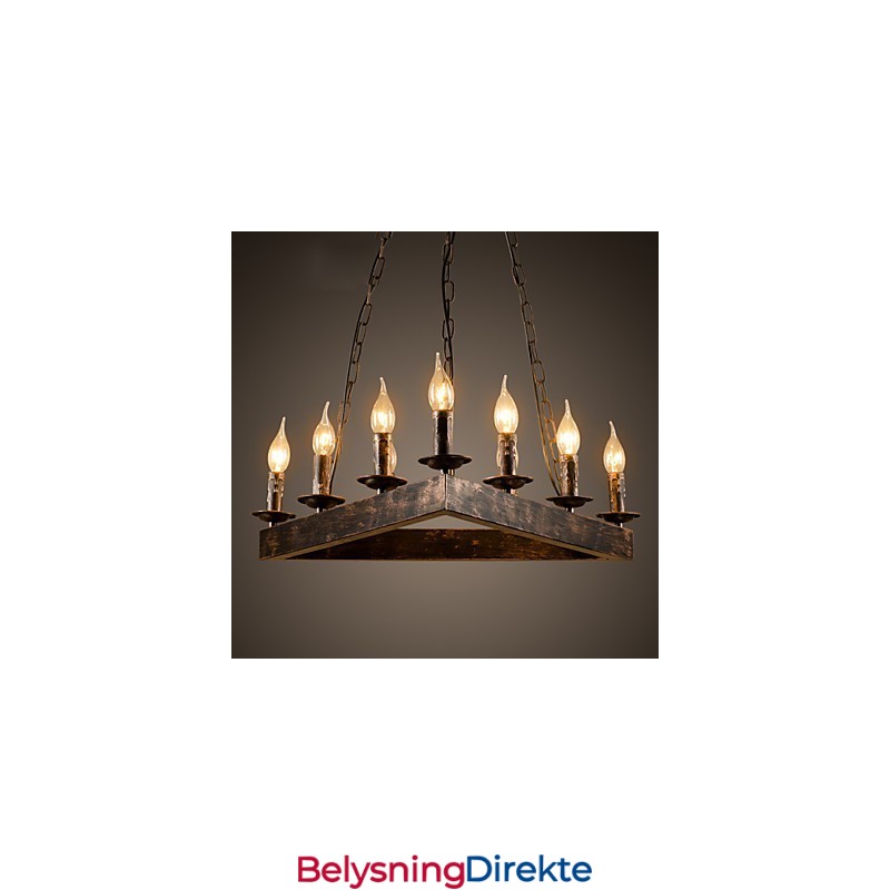 Retro Klassiske Metalltaklamper Enkle Pendellamper Kafependellampe