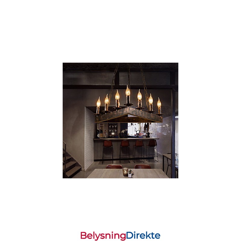 Retro Klassiske Metalltaklamper Enkle Pendellamper Kafependellampe