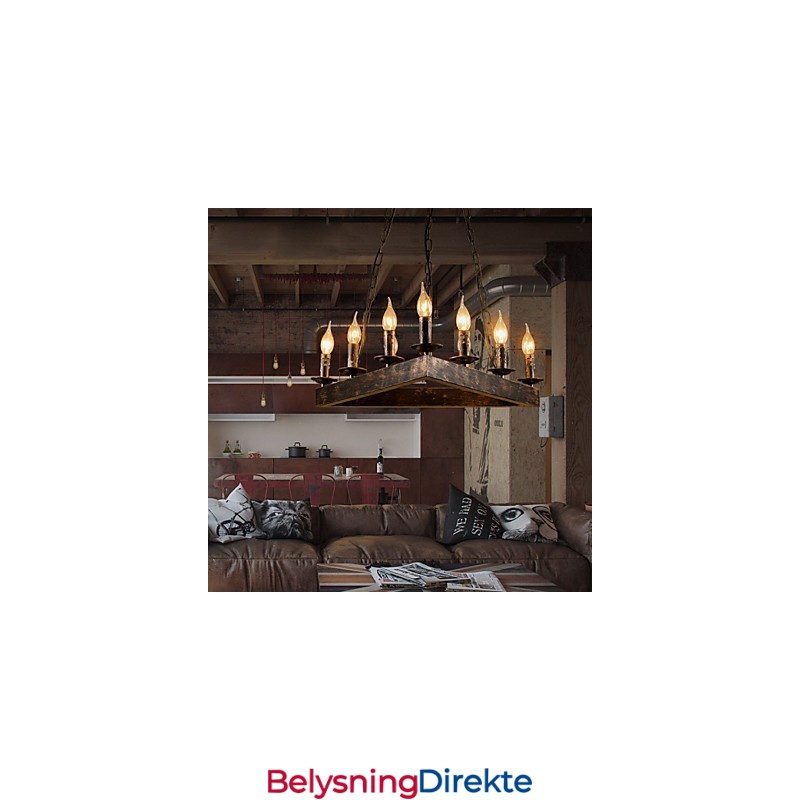 Retro Klassiske Metalltaklamper Enkle Pendellamper Kafependellampe