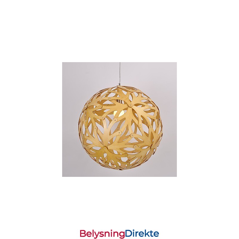 Retro Landlig Tre Bambus Pendellampe