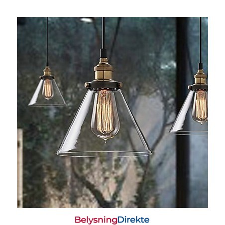 Retro Enkelt Glassanheng