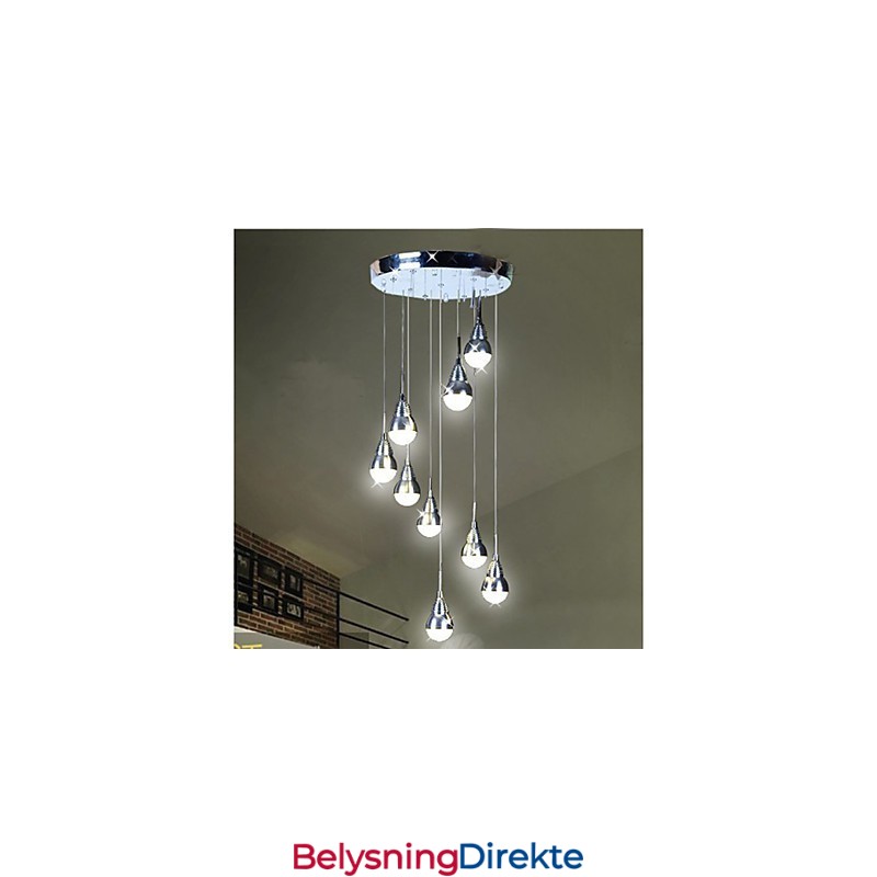 Lamper Og Lanterner Trappe Scene 9 Hode Taklampe