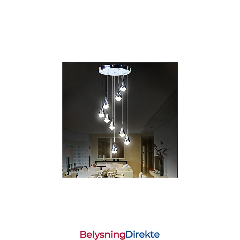 Lamper Og Lanterner Trappe Scene 9 Hode Taklampe