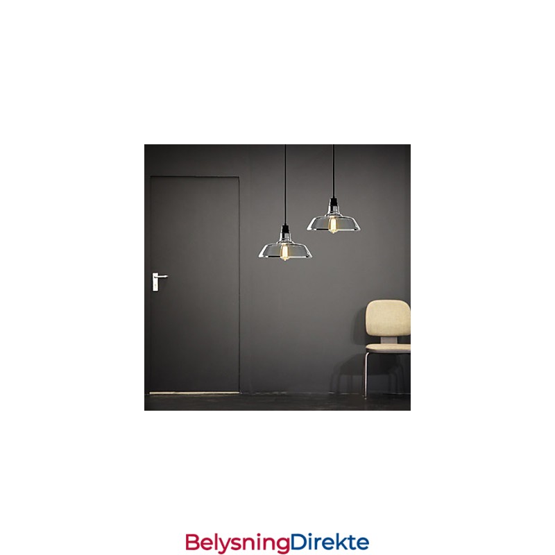 Vintage Galvanisert Pendellampe I Garasje