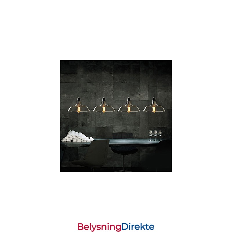 Vintage Galvanisert Pendellampe I Garasje